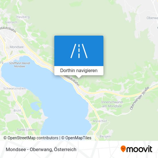 Mondsee - Oberwang Karte