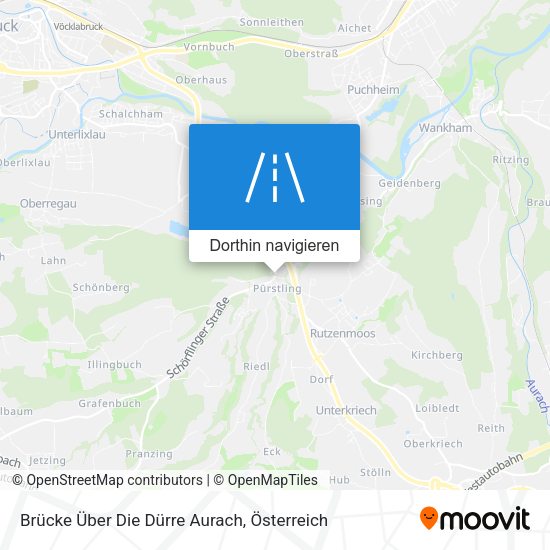 Brücke Über Die Dürre Aurach Karte