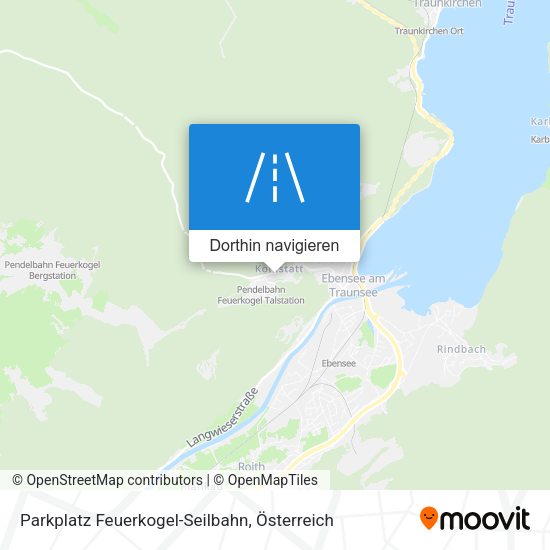 Parkplatz Feuerkogel-Seilbahn Karte