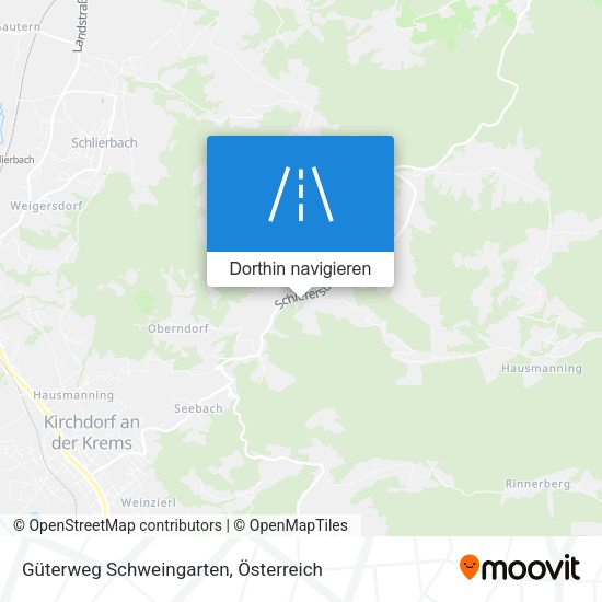 Güterweg Schweingarten Karte