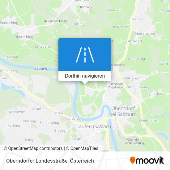 Oberndorfer Landesstraße Karte