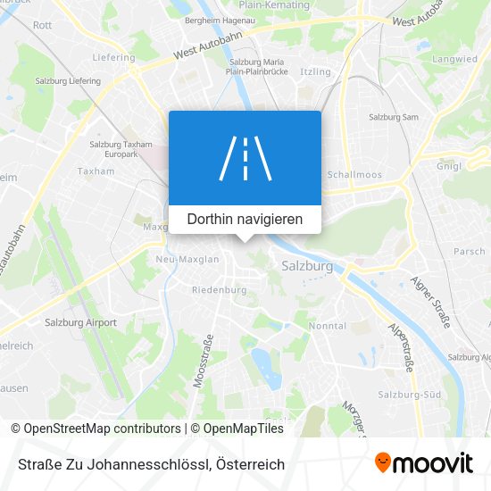 Straße Zu Johannesschlössl Karte