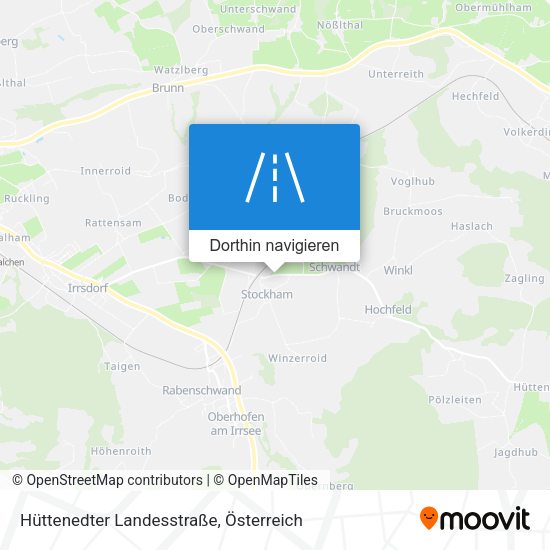 Hüttenedter Landesstraße Karte