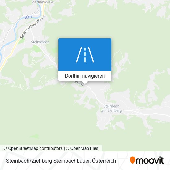 Steinbach / Ziehberg Steinbachbauer Karte