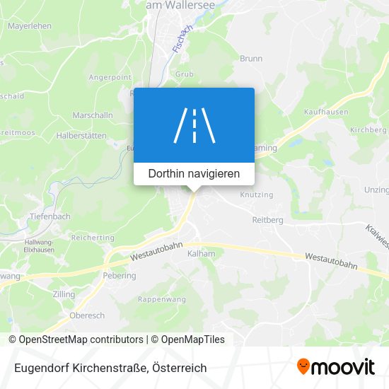 Eugendorf Kirchenstraße Karte