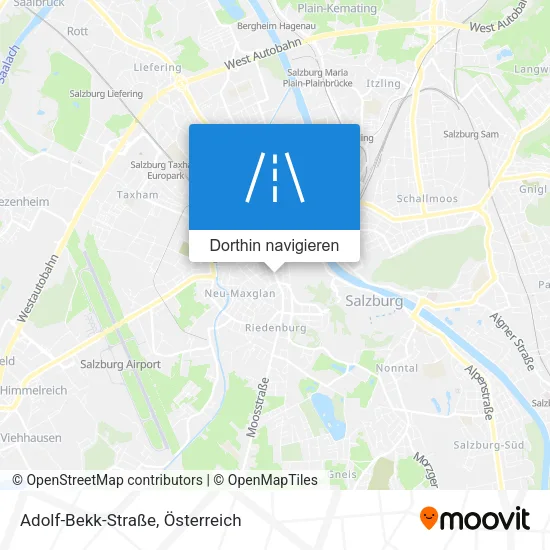 Adolf-Bekk-Straße Karte