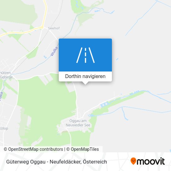 Güterweg Oggau - Neufeldäcker Karte