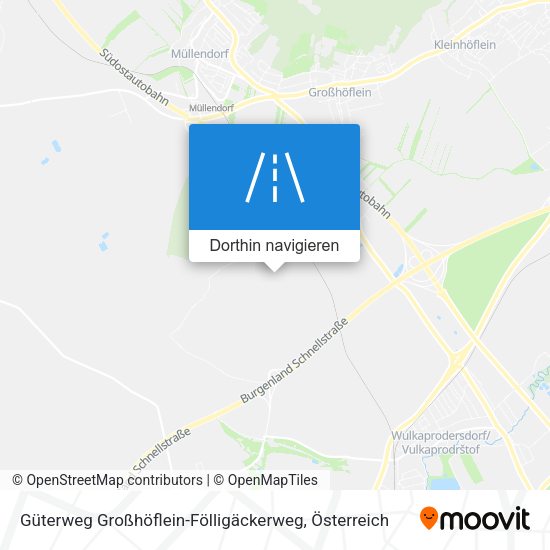 Güterweg Großhöflein-Fölligäckerweg Karte