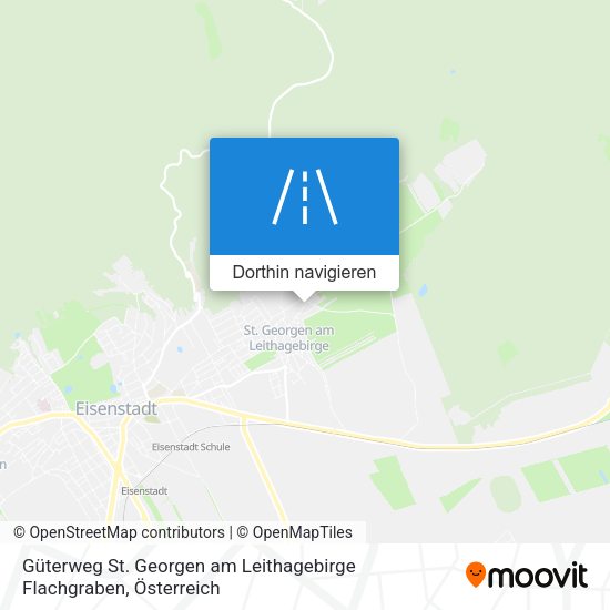 Güterweg St. Georgen am Leithagebirge Flachgraben Karte