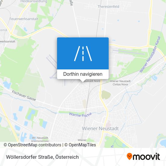 Wöllersdorfer Straße Karte