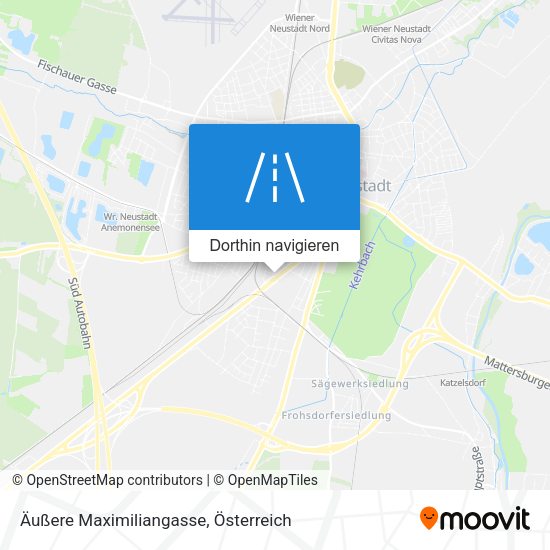 Äußere Maximiliangasse Karte