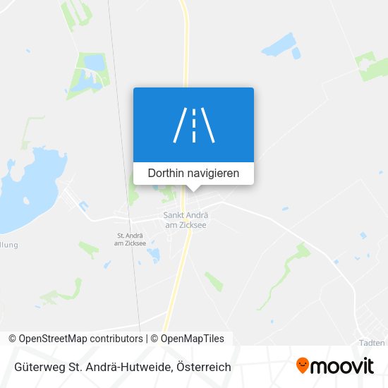 Güterweg St. Andrä-Hutweide Karte