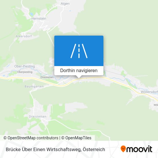 Brücke Über Einen Wirtschaftsweg Karte
