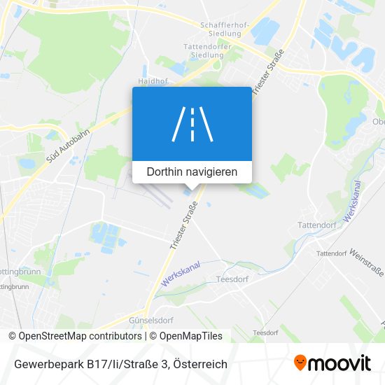 Gewerbepark B17/Ii/Straße 3 Karte