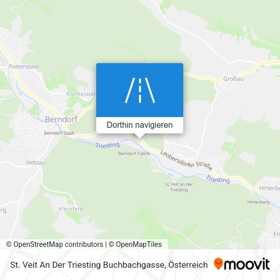 St. Veit An Der Triesting Buchbachgasse Karte