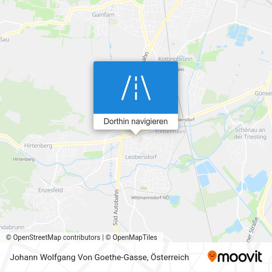 Johann Wolfgang Von Goethe-Gasse Karte