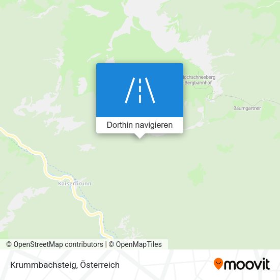 Krummbachsteig Karte