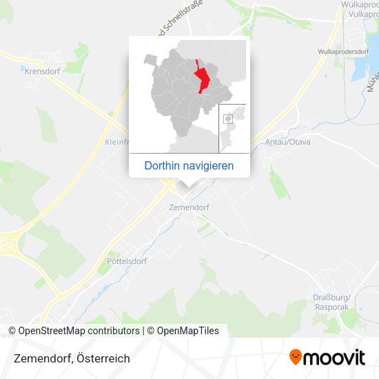 Zemendorf Karte