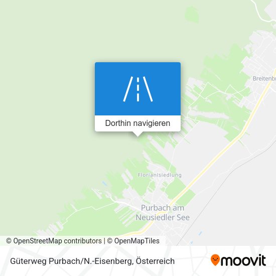 Güterweg Purbach/N.-Eisenberg Karte