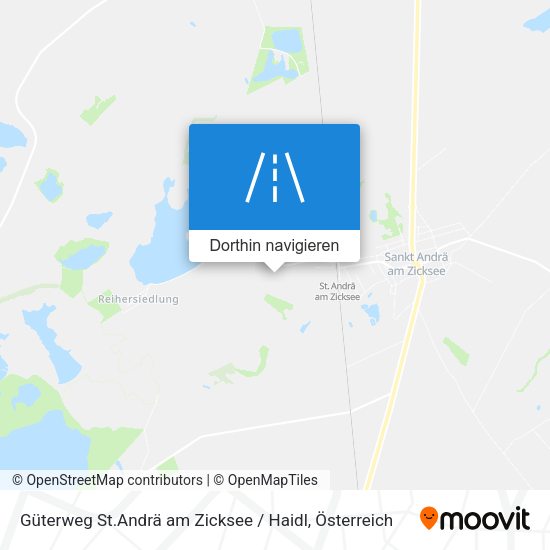 Güterweg St.Andrä am Zicksee / Haidl Karte