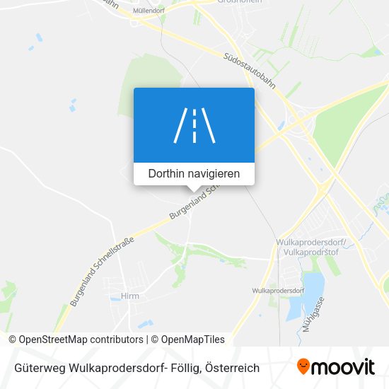 Güterweg Wulkaprodersdorf- Föllig Karte