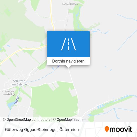 Güterweg Oggau-Steinriegel Karte