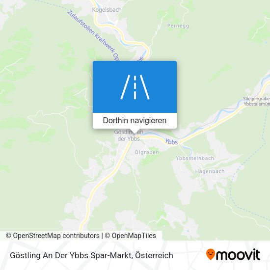 Göstling An Der Ybbs Spar-Markt Karte