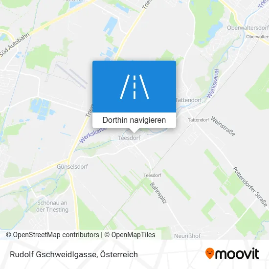 Rudolf Gschweidlgasse Karte