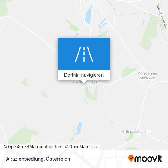 Akaziensiedlung Karte