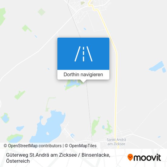 Güterweg St.Andrä am Zicksee / Binsenlacke Karte