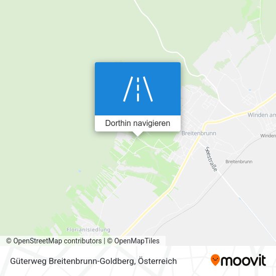 Güterweg Breitenbrunn-Goldberg Karte
