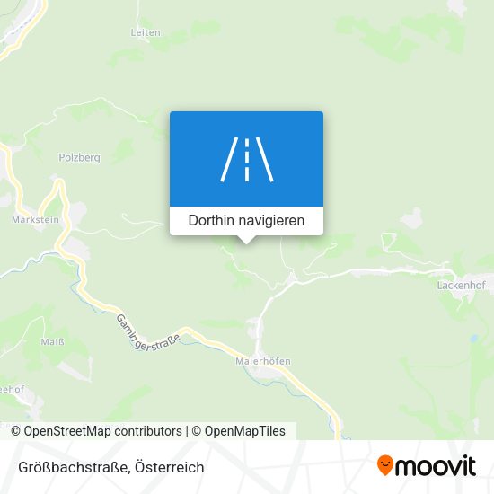 Größbachstraße Karte