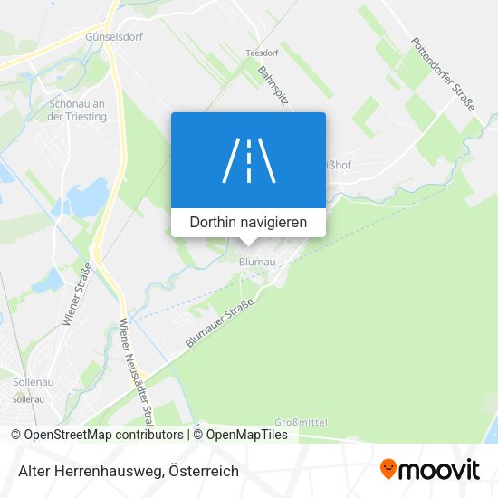 Alter Herrenhausweg Karte