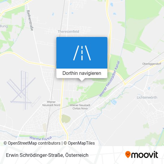 Erwin Schrödinger-Straße Karte