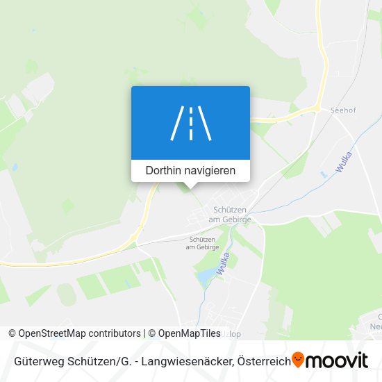 Güterweg Schützen / G. - Langwiesenäcker Karte