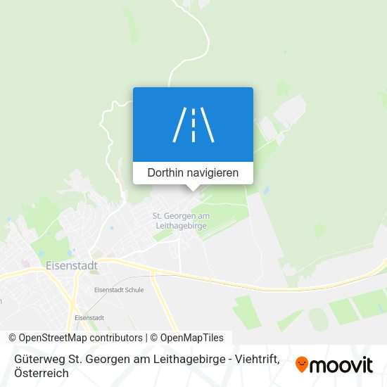 Güterweg St. Georgen am Leithagebirge - Viehtrift Karte