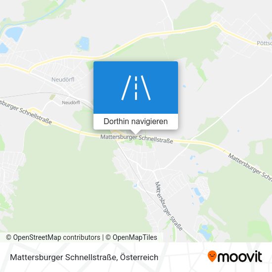 Mattersburger Schnellstraße Karte