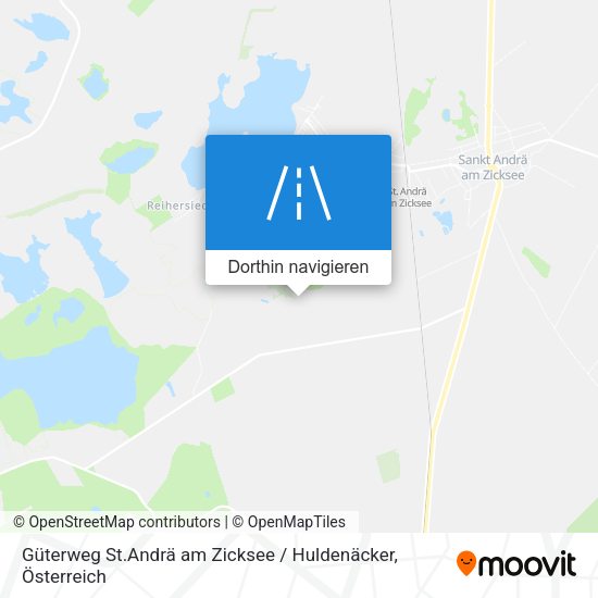 Güterweg St.Andrä am Zicksee / Huldenäcker Karte