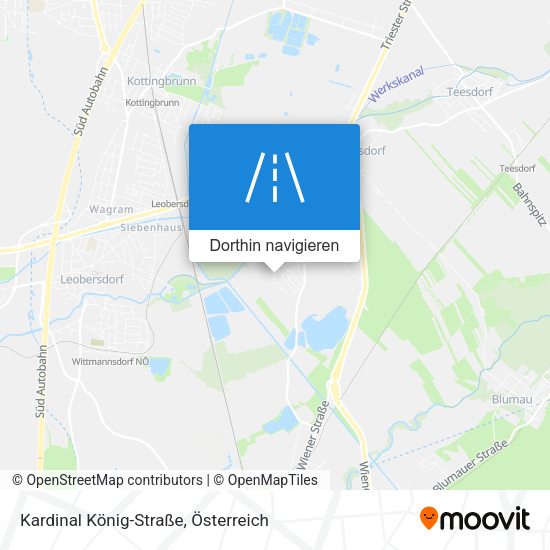 Kardinal König-Straße Karte