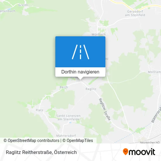 Raglitz Reitherstraße Karte