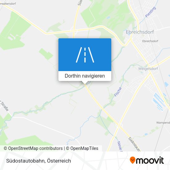 Südostautobahn Karte