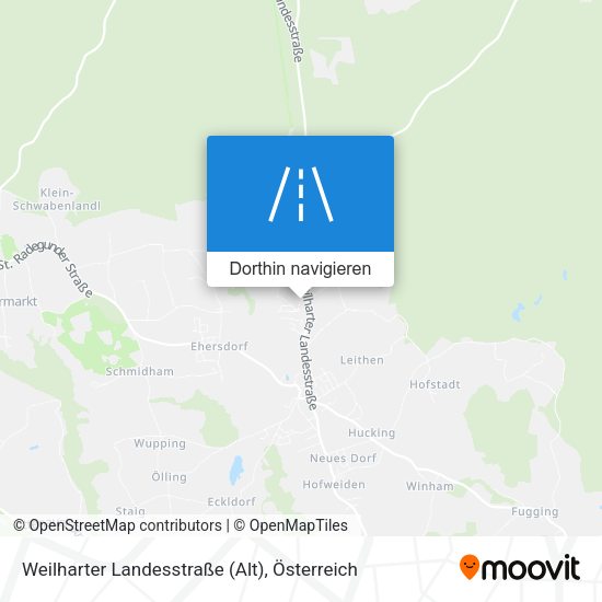 Weilharter Landesstraße (Alt) Karte