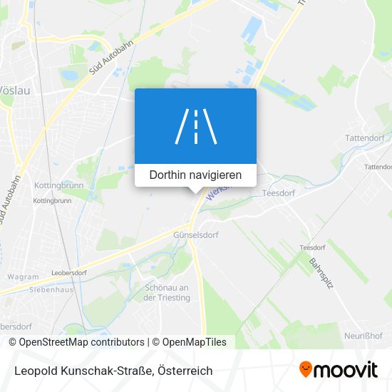 Leopold Kunschak-Straße Karte