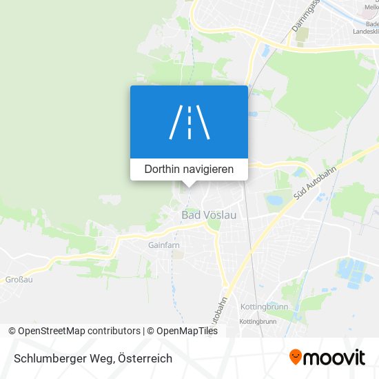 Schlumberger Weg Karte
