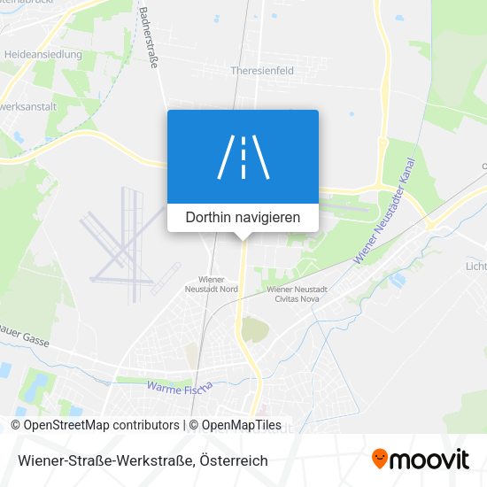 Wiener-Straße-Werkstraße Karte