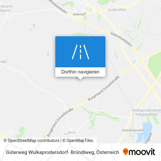 Güterweg Wulkaprodersdorf- Bründlweg Karte