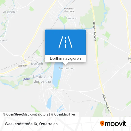 Weekendstraße IX Karte