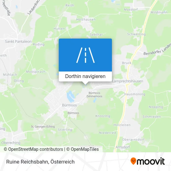 Ruine Reichsbahn Karte