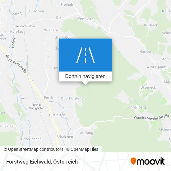 Forstweg Eichwald Karte