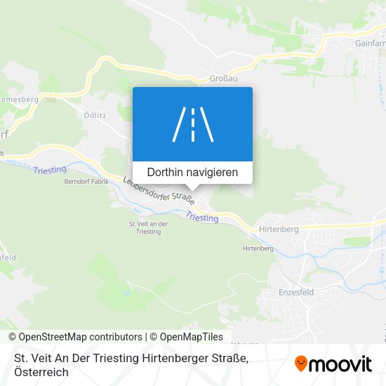 St. Veit An Der Triesting Hirtenberger Straße Karte